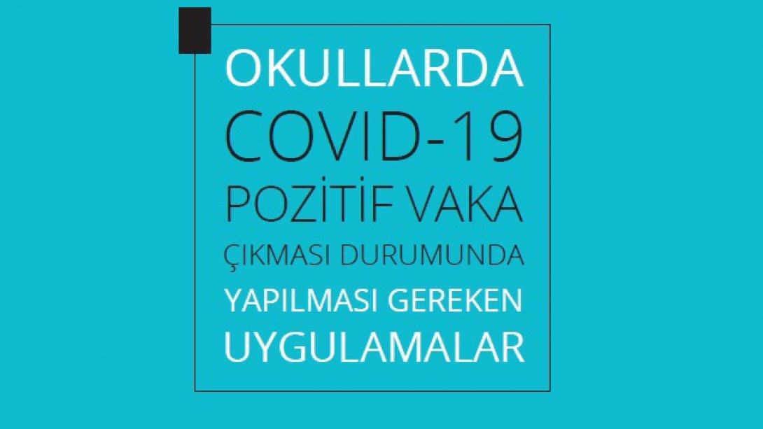 OKULLARDA COVID-19 POZİTİF VAKA ÇIKMASI DURUMUNDA YAPILMASI GEREKEN UYGULAMALAR