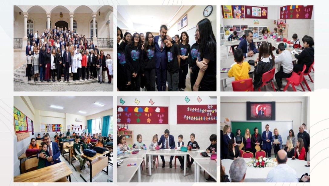 Bakanımız Sayın Yusuf TEKİN, Adana'da Okulları Ziyaret Etti